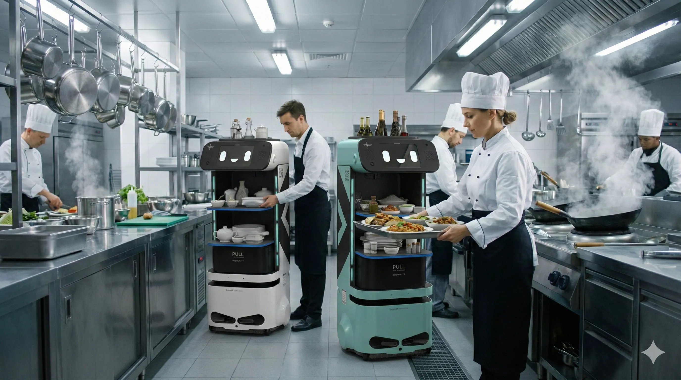 two mirax in kitchen